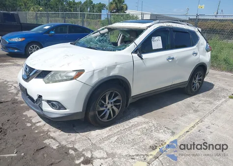 2014 Nissan Rogue S/Sl/Sv из США, поврежденный, VIN 5N1AT2MT5EC814240